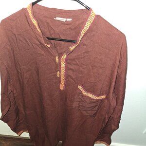 Mens boho long sleeve